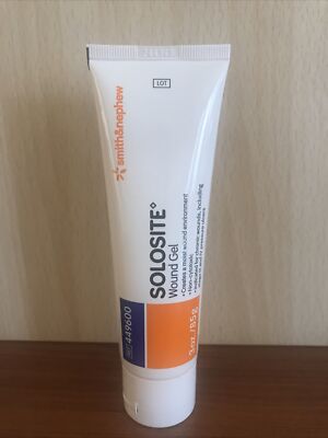 Smith & Nephew SoloSite Wound Gel: 3 oz (85g) (EXP 7/1/2028 or Later)