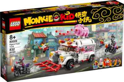 Lego Pigsy's Food Truck 80009 Monkie Kid Minifigure Building Set