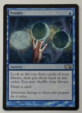 MTG Card - 1x Ponder - Core Set 2012 - NM - Magic The Gathering - Card Draw