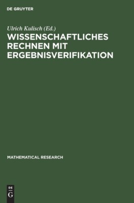Wissenschaftliches Rechnen Mit Ergebnisverifikation