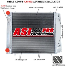 NEW ALUMINUM RADIATOR FITTING LAND ROVER RANGE DISCOVERY DEFENDER 1300 Tdi 2.5L