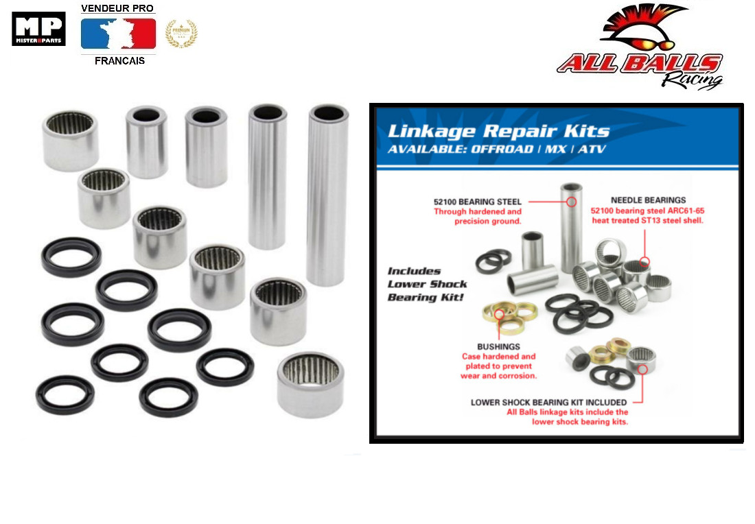 Kit biellette d'amortisseur Yamaha YFZ 450 pour supprimer le jeu de suspension