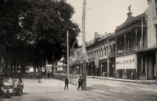 Dauphin St. Mobile AL Alabama c1901 RPPC Photo Postcard COPY