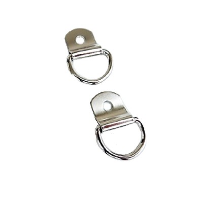 Set of 2 pcs  Saddle Tack Repair Clip & Dee, in different sizes and finishes   