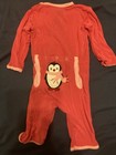 Kickee Pants Bamboo Penguin Coverall With Snaps Winter Holiday Pink 0-3 Months — photo 4