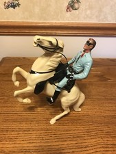 Hartland Plastics Roaring Silver With The Lone Ranger