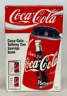 NEW VINTAGE 1997 COCA COLA COKE TALKING CAN SAVINGS BANK