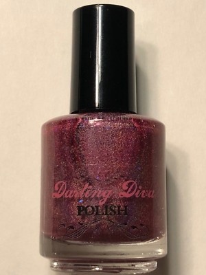 NEW DARLING DIVA CATHERINE WINE HOLOGRAPHIC NAIL POLISH LACQUER INDIE
