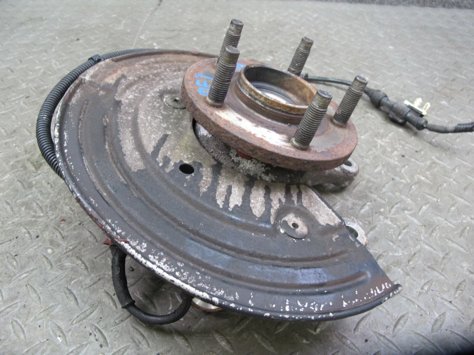 02-05 FORD THUNDERBIRD REAR LEFT SPINDLE KNUCKLE WHEEL HUB BEARING OEM - Image 3 of 4