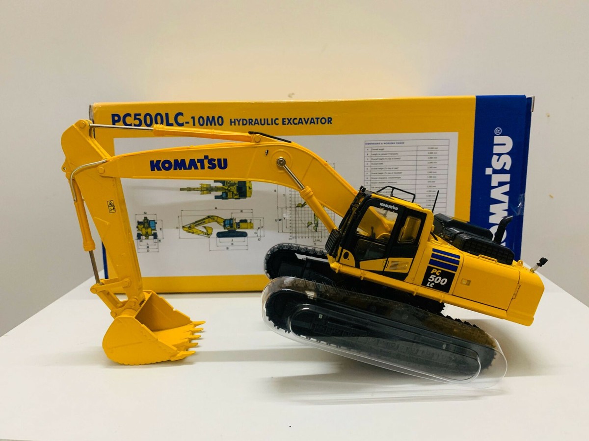 RARE! Komatsu PC500LC-10MO Hydraulic Excavator 1:43 DieCast New in 