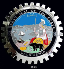 Car Grille Emblem Badges - Californiaseal