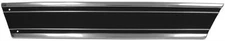 1969-72 Chevy/GMC Pickup Rear Bed Molding Black Short Bed w/ Clips Lower-RH Dii