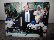 CRAIG BERUBE St Louis Blues Coach SIGNED Autographed 8X10 Photo w/ COA 