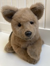 VTG 1985 GUND German Shepard Realistic Plush Dog 20" Airbrushed Suede Paws RARE