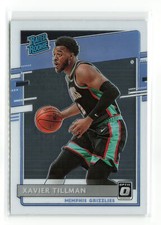 XAVIER TILLMAN #185 2020-21 OPTIC GRIZZLIES Rated Rookie