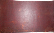 9.5"x16" DARK BROWN OIL TANNED UTILITY LEATHER COWHIDE avg 1.4mm thick 2003