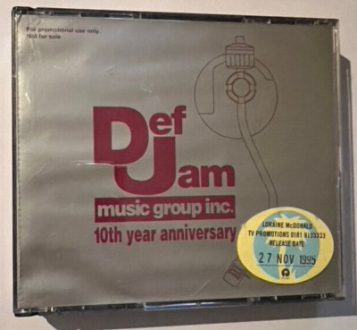 Def Jam Music Group Inc. 10th Year Anniversary 4 CD's Various Artists PROMO ONLY