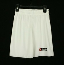 Lotto Italian YOUTH Sport Design Athletic White Shorts