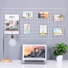 Kaforise Wire Wall Grid Panel, Wire Photo Hanging Display and Wall Storage Or...