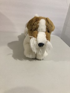 wire fox terrier stuffed animal