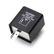 2-pin Electronic Led Flasher Relay Turn Signal Light Rapid Fast Hyper Flash Fix 2-pin Electronic Led Flasher Relay Turn Signal Light Rapid Fast Hyper Flash Fix