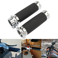 2X Motorrad Lenker Griffe Handgriffe 1 Zoll 25mm Für Harley Touring Softail Dyna