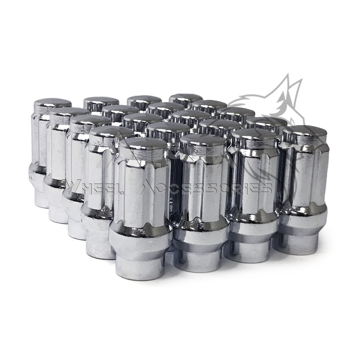 27 Chrome ET Spline Lug Nuts 12x1.5 Fits Toyota 4Runner Tundra FJ