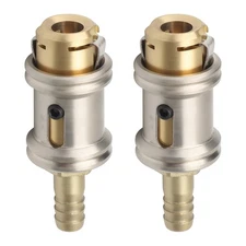 2pcs Heavy Duty Brass Air Chuck Adapter for Quick Connect 8mm Hose Tire Inflator