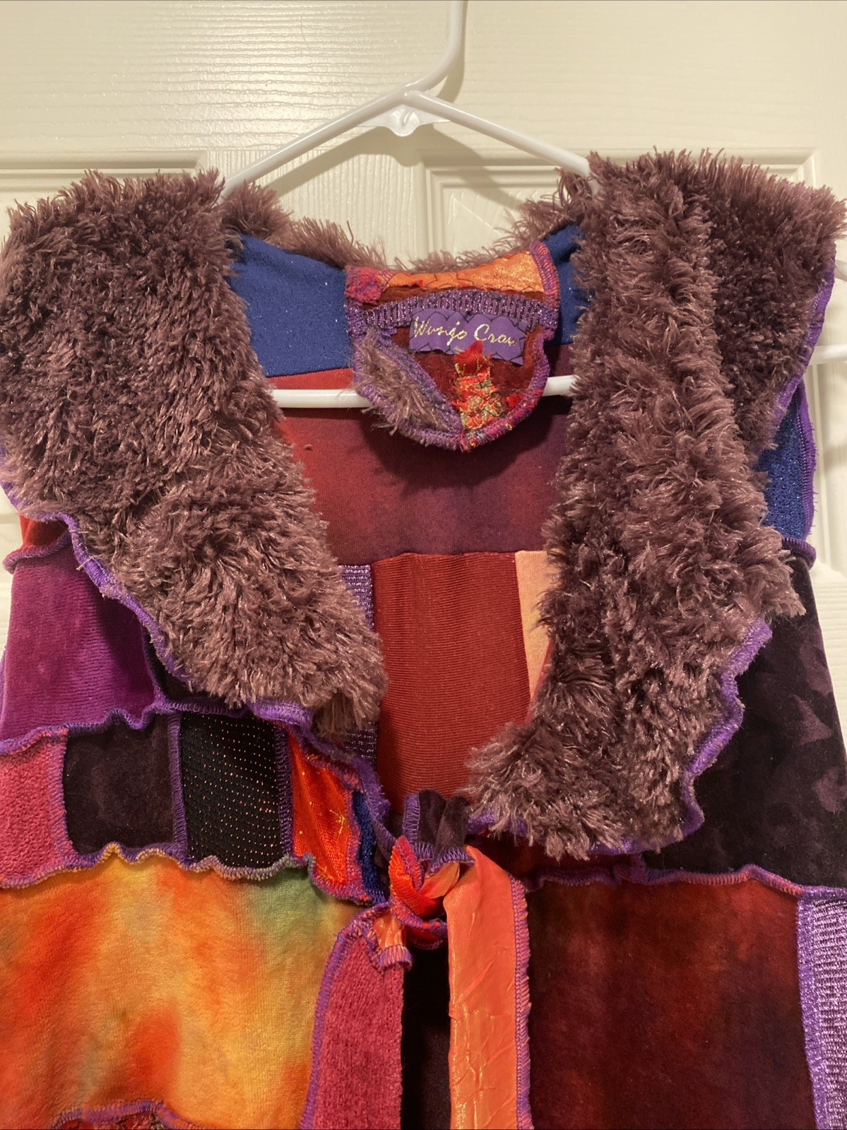 Patchwork Gypsy Sleevles Duster. Artsy/Festival/R… - image 9