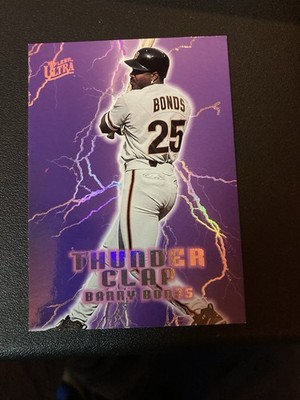 1996 Ultra Thunderclap #2 Barry Bonds GIANTS