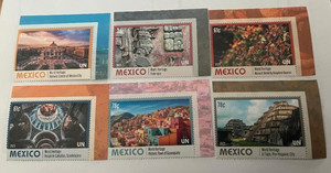 UN United Nations New York 2025 UNESCO World Heritage: Mexico MNH