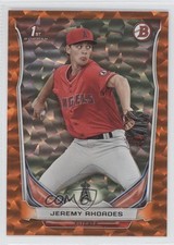 2014 Bowman Draft Orange Ice 19/25 Jeremy Rhoades #DP113 0f6