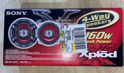 SONY Xplod XS-R1341 160 Watt Peak Power 4waySpeakers Open NOS | eBay