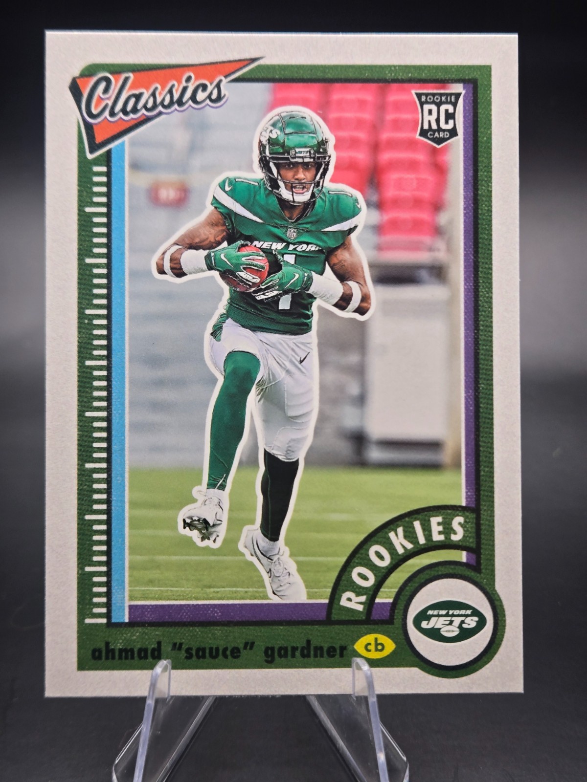 2022 Panini Classics Football #187 Ahmad Sauce Gardner Base Rookie Card Jets