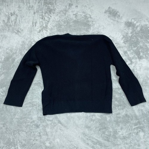 Hudson Los Angeles Womens Black Cotton Buttondown Cardigan Sweater L 6651 - Picture 9 of 10