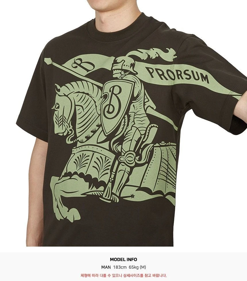 T shirt Burberry uomo manica corta 126954504