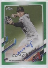 2021 Topps Chrome Rookie Auto Green Refractor 18/99 Andy Young #RA-AY Auto 00aa