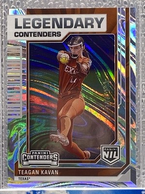 Teagan Kavan 2025 Panini NIL The University of Texas Legendary Contenders /199
