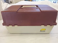 Vintage Original Plano 8606 Fishing Tackle Box Double Sided Locking USA