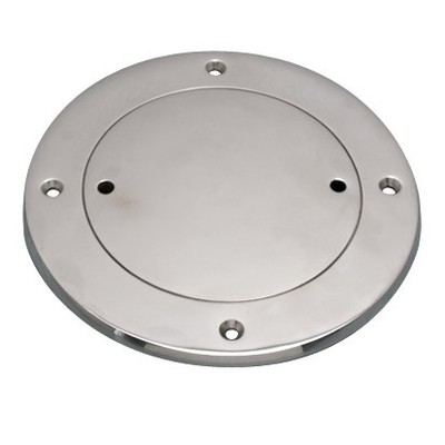 STAINLESS ACCESS HATCH & FRAME THREADED 6'', 316 SS
