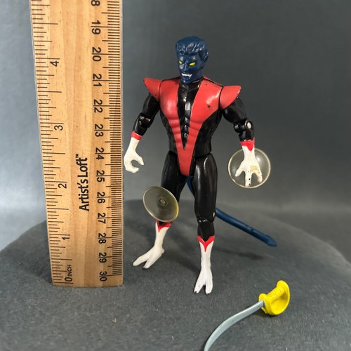 Marvel Comics Uncanny X Men Nightcrawler Action Figure 1991 ToyBiz VIntage - Picture 10 of 11
