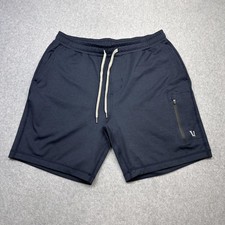 Vuori Sunday Performance Shorts Mens Medium Blue 7 Inch Athletic Gym Training