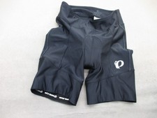 Pearl Izumi Size L Womens Black Cycling Lined Compression Sport Logo Shorts 614