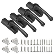 4Pcs 88 x 25mm Sliding Window Sash Locks Cam Action Sash Locks Black