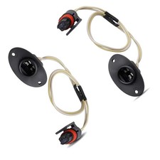 Car Rear Light Socket Harness, 2 PCS License Plate Light Socket Pigtail