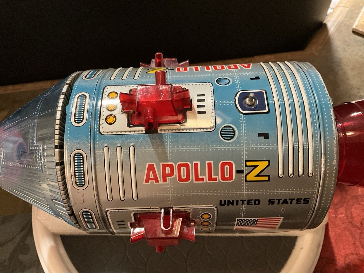 Nomura Tin Battery Operated US Moon Traveler Apollo-Z Spaceship