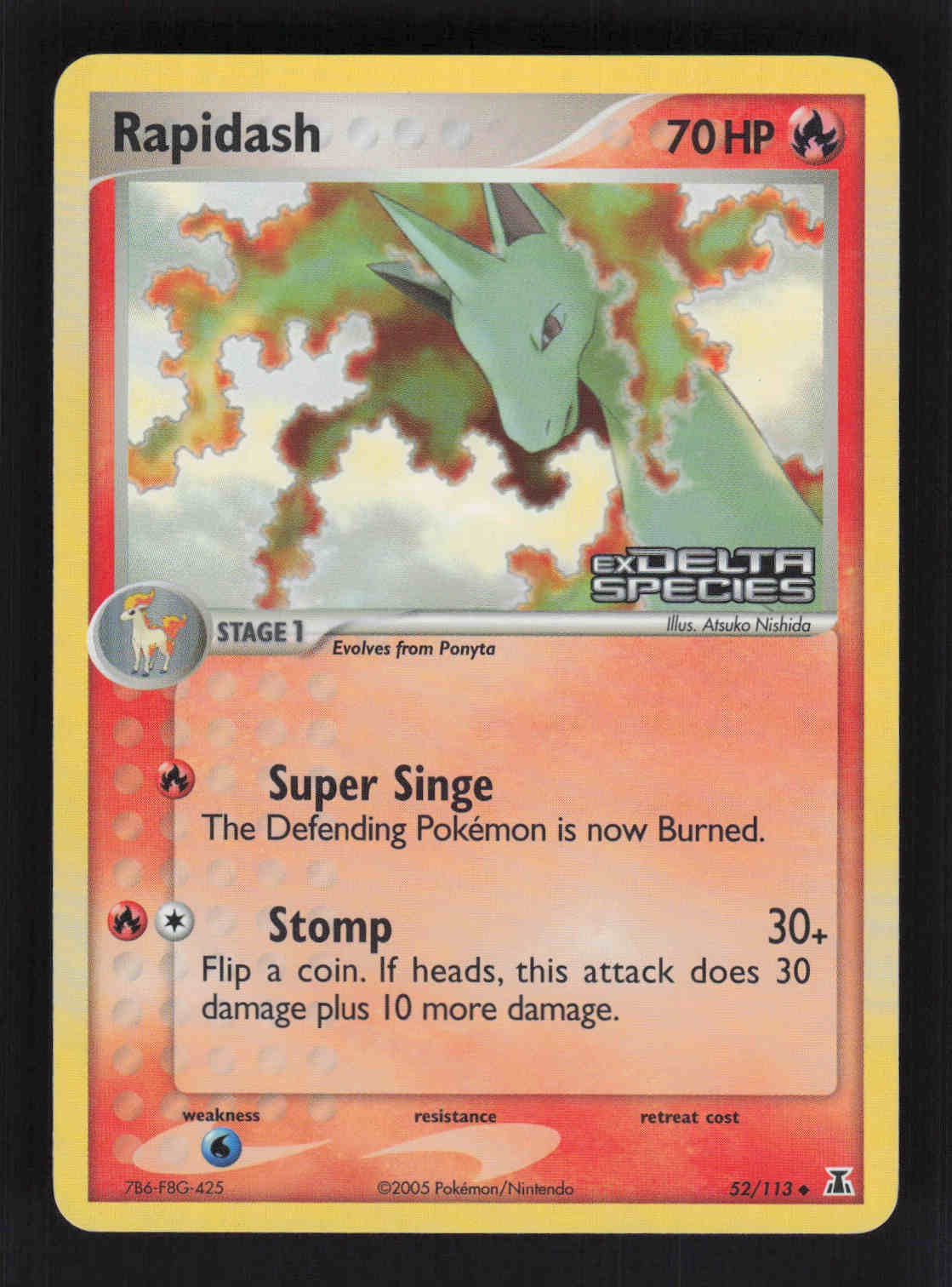 Rapidash Uncommon Delta Species 52/113 NM