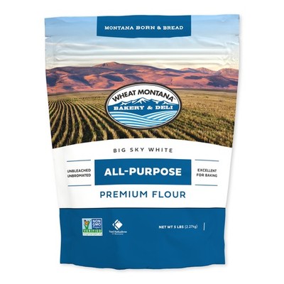 Wheat Montana Bakery, White All-Purpose Unbleached Flour, Non-Gmo Verified, Cert