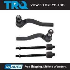 TRQ Front Inner and Outer Tie Rod Set Fits 2015-2021 Mercedes-Benz