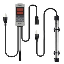hygger Pinpoint Saltwater Aquarium Heater 200W Titanium Tube Submersible